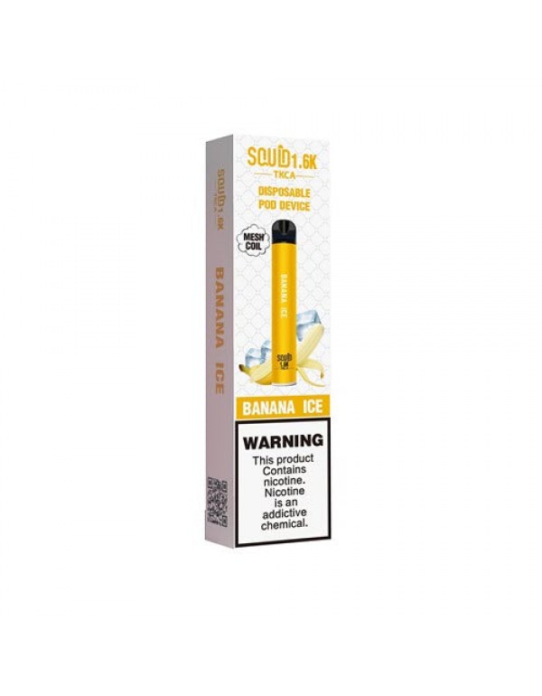 Squid 1.6K Disposable Vape Device - 3PK