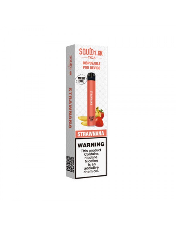 Squid 1.6K Disposable Vape Device - 3PK