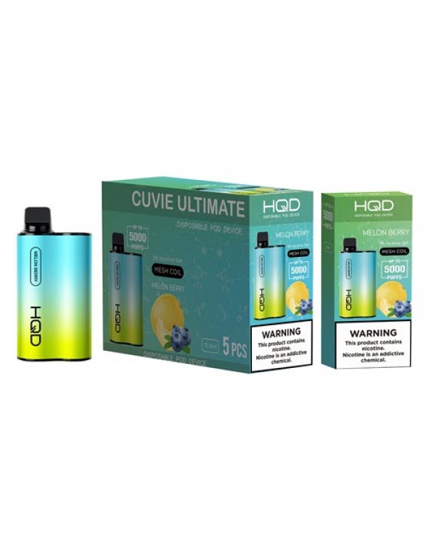 HQD Cuvie ULTIMATE Disposable Vape Device - 10PK