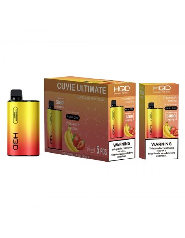 HQD Cuvie ULTIMATE Disposable Vape Device - 10PK