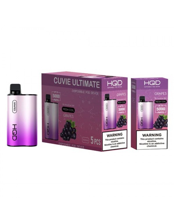 HQD Cuvie ULTIMATE Disposable Vape Device - 10PK