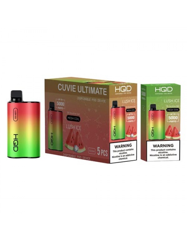 HQD Cuvie ULTIMATE Disposable Vape Device - 10PK