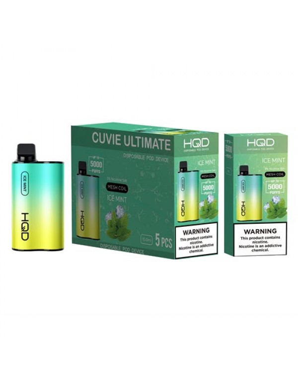 HQD Cuvie ULTIMATE Disposable Vape Device - 10PK