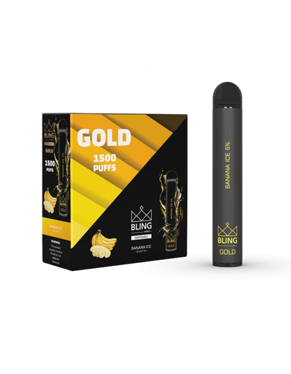 Bling GOLD Disposable Vape Device - 1PC