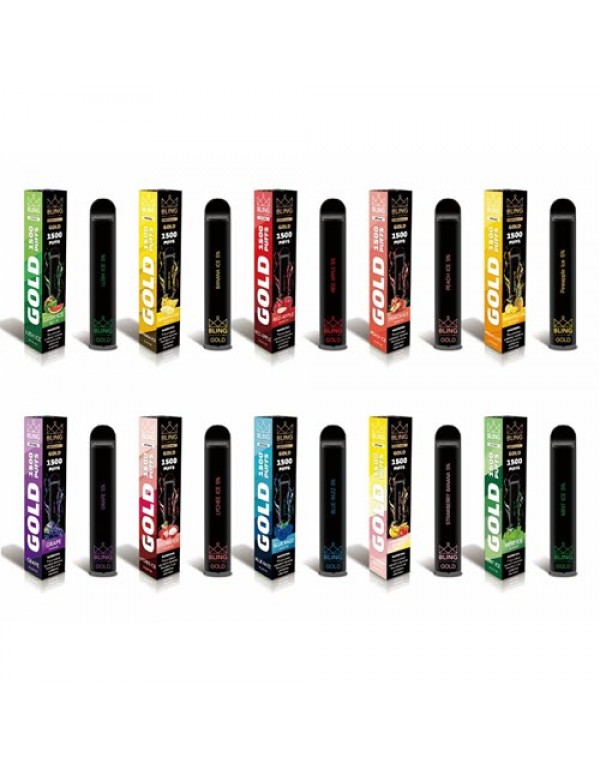 Bling GOLD Disposable Vape Device - 1PC