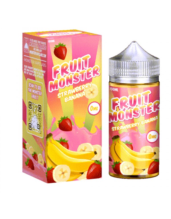 Fruit Monster Strawberry Banana 100mL